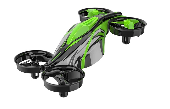 Land Air Flying Car 32g 2.4G Toy Racing Drone (Green)