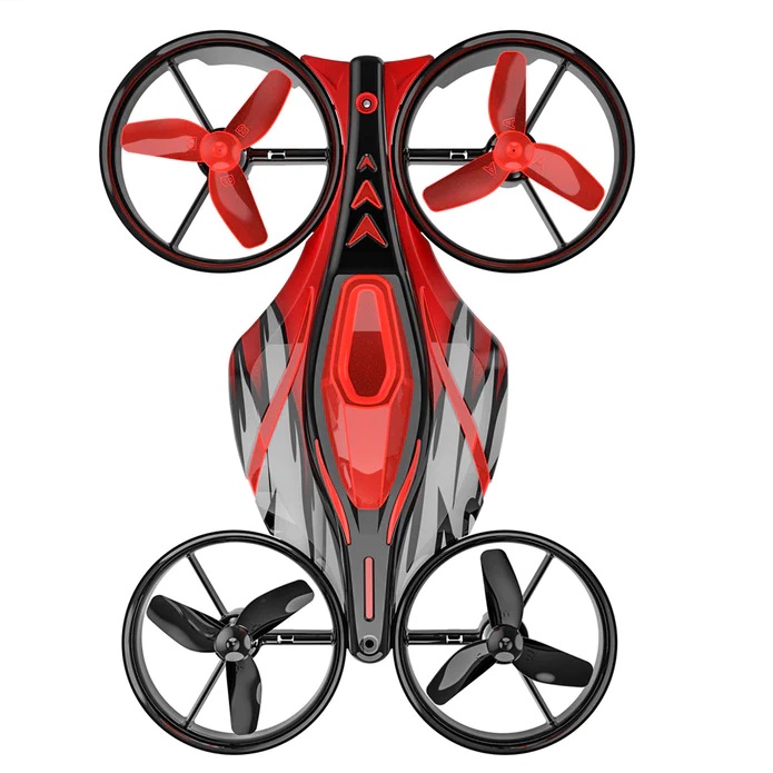 Land Air Flying Car 32g 2.4G Toy Racing Drone (Red)