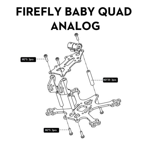 Flywoo Firefly Baby Quad Micro Drone Frame Kit - ウインドウを閉じる