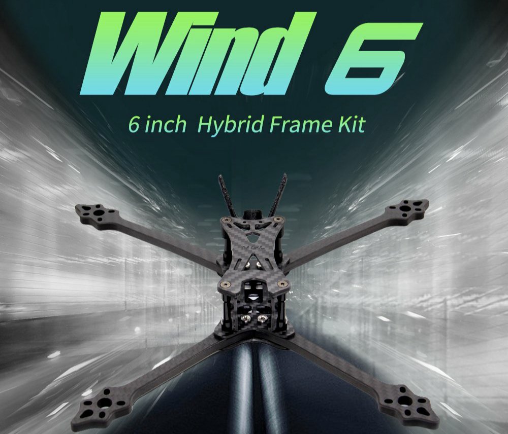 HGLRC Wind 6 Hybrid Frame Kit