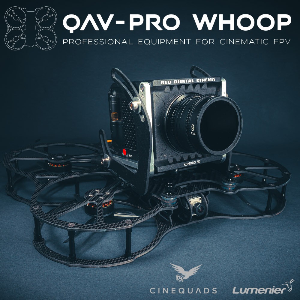 Lumenier QAV-PRO Micro Whoop 5" Cinequads Edition - Frame Kit