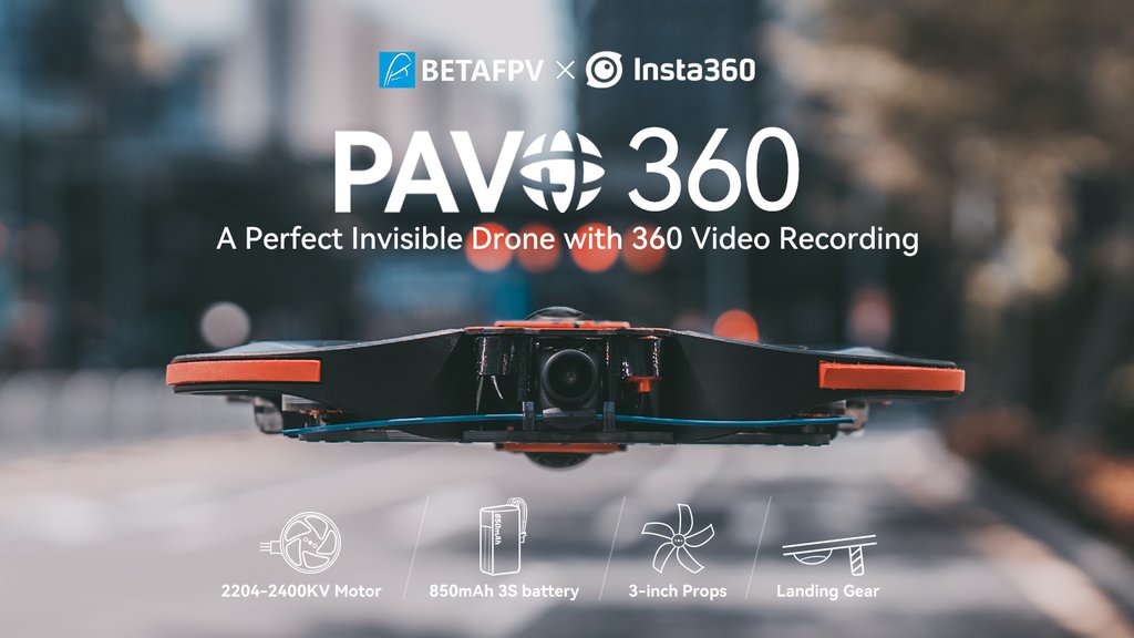 BETA FPV Pavo360 FPV Quadcopter 360度カメラ専用機　※受注生産