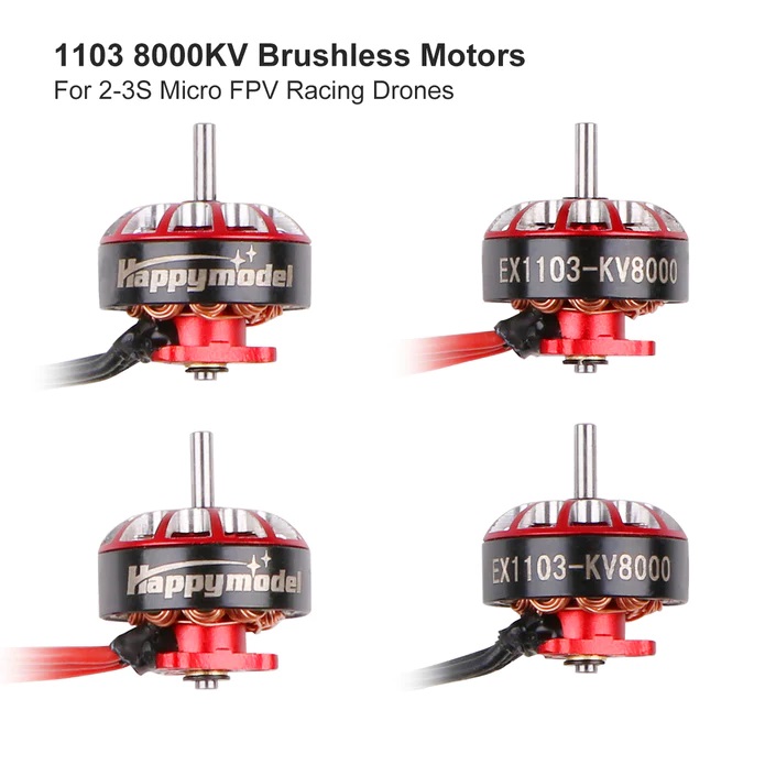 Happymodel EX1103-8000kv Brushless Motor 4set