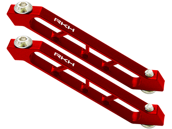 RKH CNC AL Rear Frame Support Set (Red) - Sky-Hero Anakin/Clu