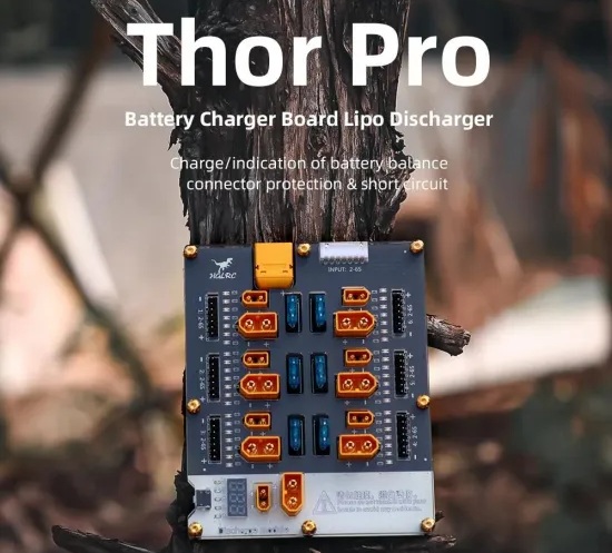 HGLRC Thor 6 Port Lipo Battery Balance Charger Board Pro