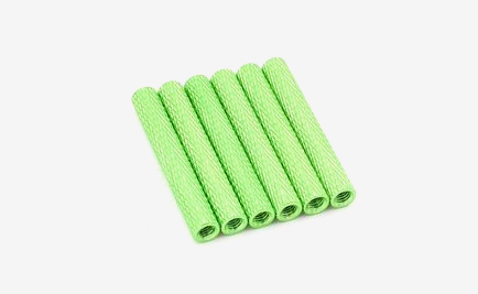 ep-models M3-30ｍｍ Textured カラーアルミポール GREEN(6pc)