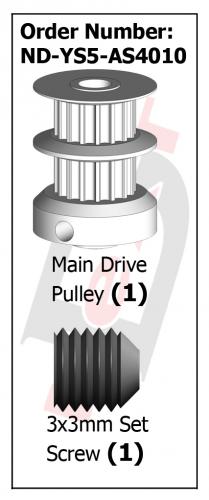 ND-YS5-AS4010 Center Drive Pulley