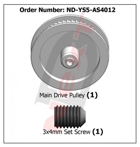 ND-YS5-AS4012 Main Drive Pulley