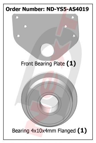 ND-YS5-AS4019 Front Bearing Plate - ウインドウを閉じる