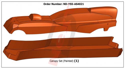 ND-YS5-AS4021 Canopy Set (Painted)