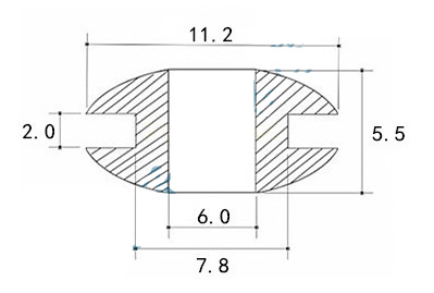 Φ6mm Double Protection Silicone Grommets（2pcs）