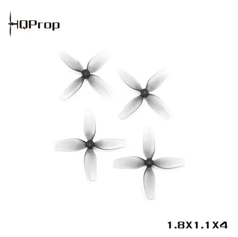 HQ Micro Whoop Prop 45MMX1.1x 4 Grey (2CW+2CCW)-1.5MM