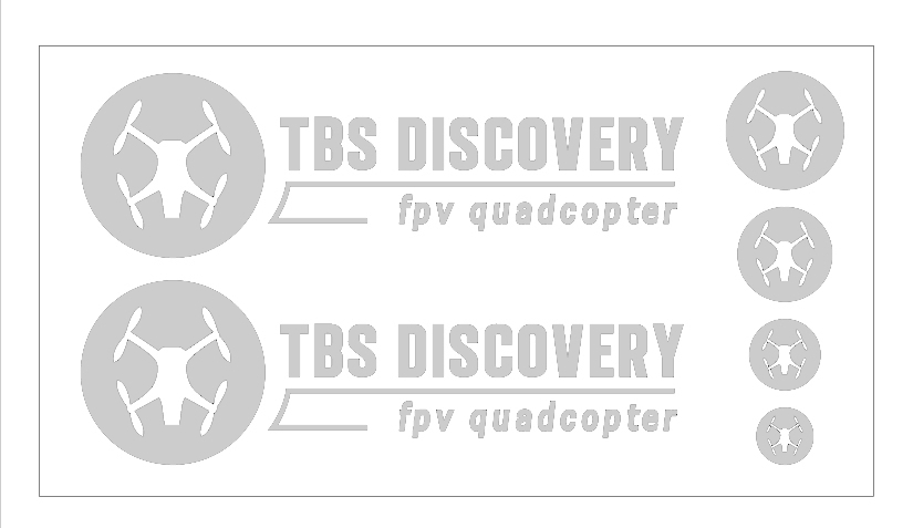 TBS DISCOVERY ステッカー白