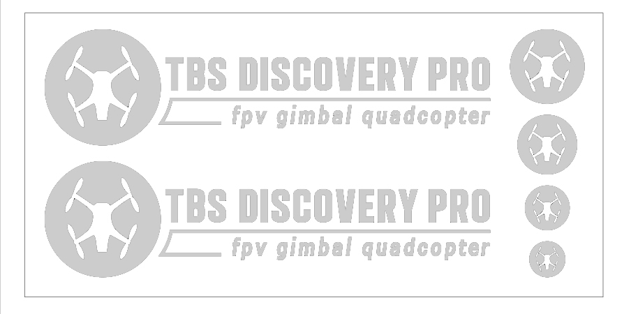 TBS DISCOVERY PRO ステッカー白