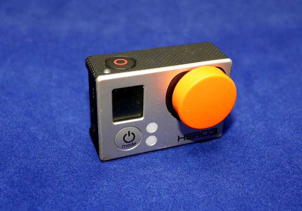 GoPro HERO3 - Silicone Lens Cover (Orange) - ウインドウを閉じる