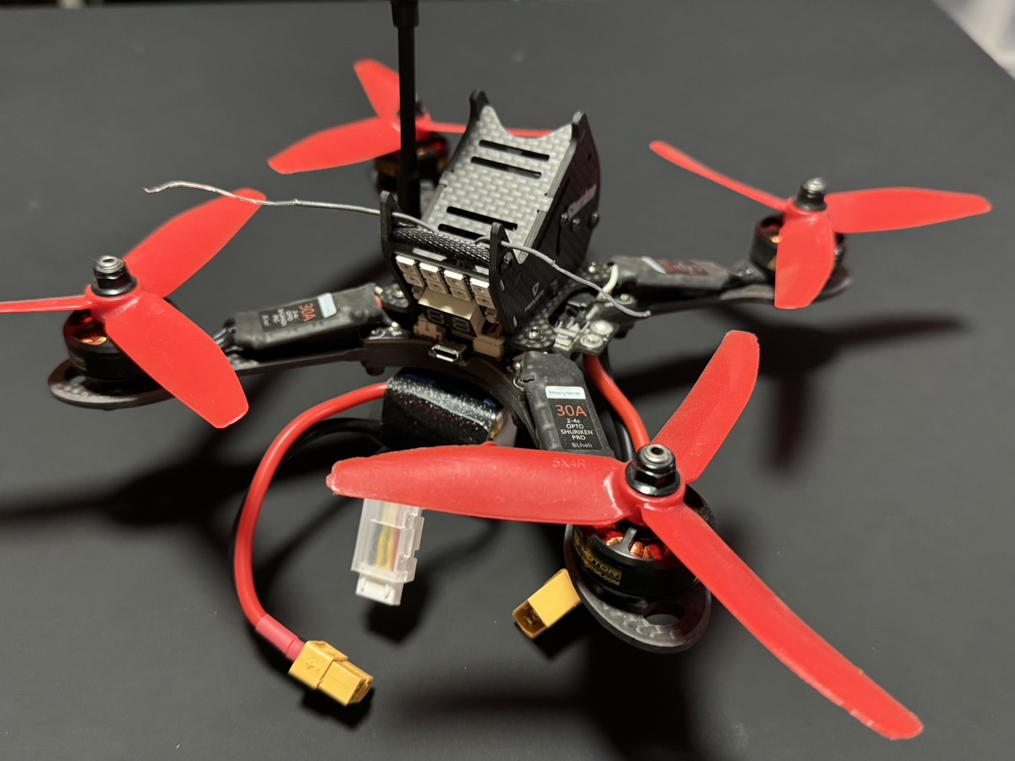 Holybro Shuriken X1 FPV Racing Drone FASST/S-FHSS受信機付　※USED