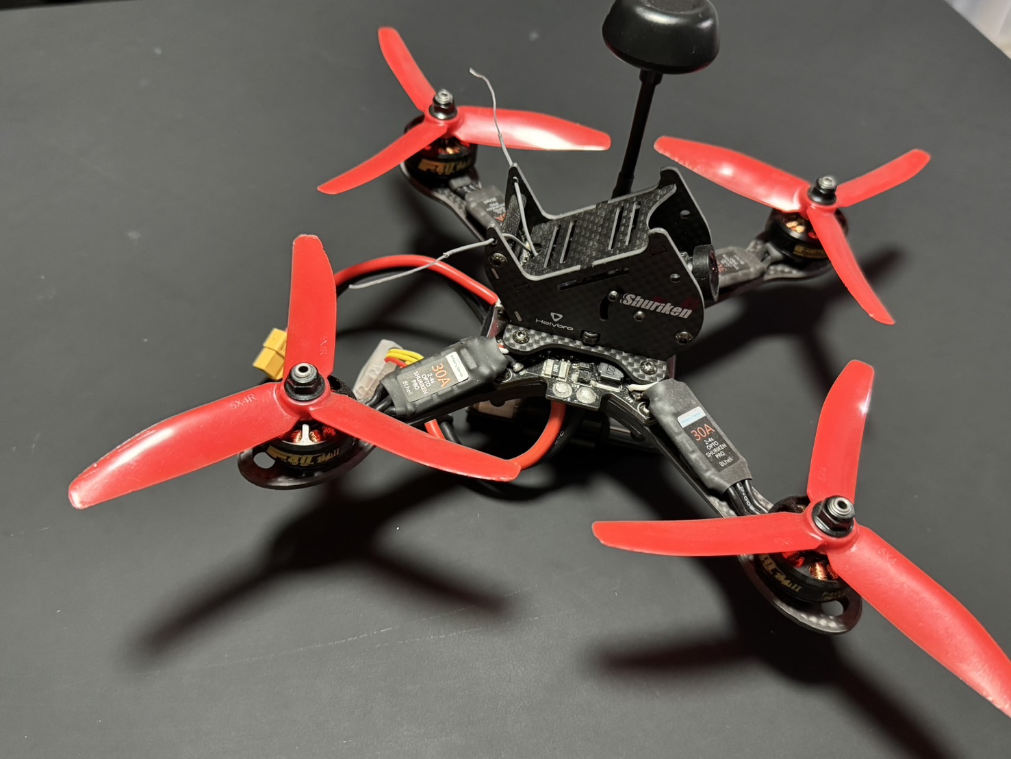 Holybro Shuriken X1 FPV Racing Drone FASST/S-FHSS受信機付　※USED