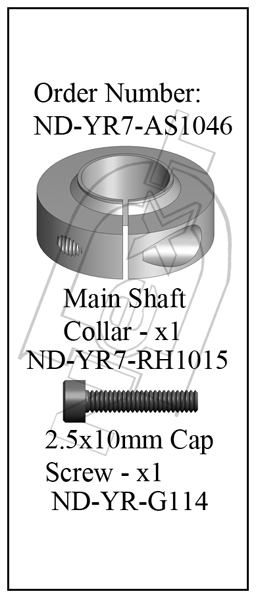 ND-YR7-AS1046 - Main Shaft Collar Set R7