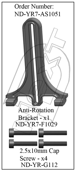 ND-YR7-AS1051 - Anti-Rotation Bracket Set R7