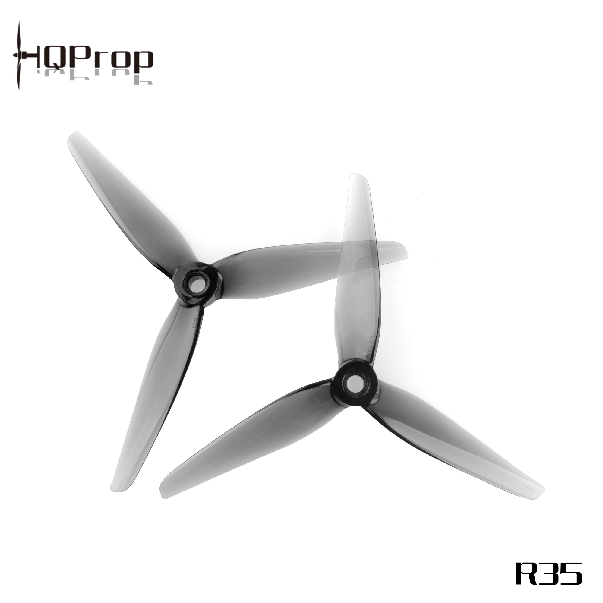HQ Racing Prop R35 Gray (2CW+2CCW)-Poly Carbonate