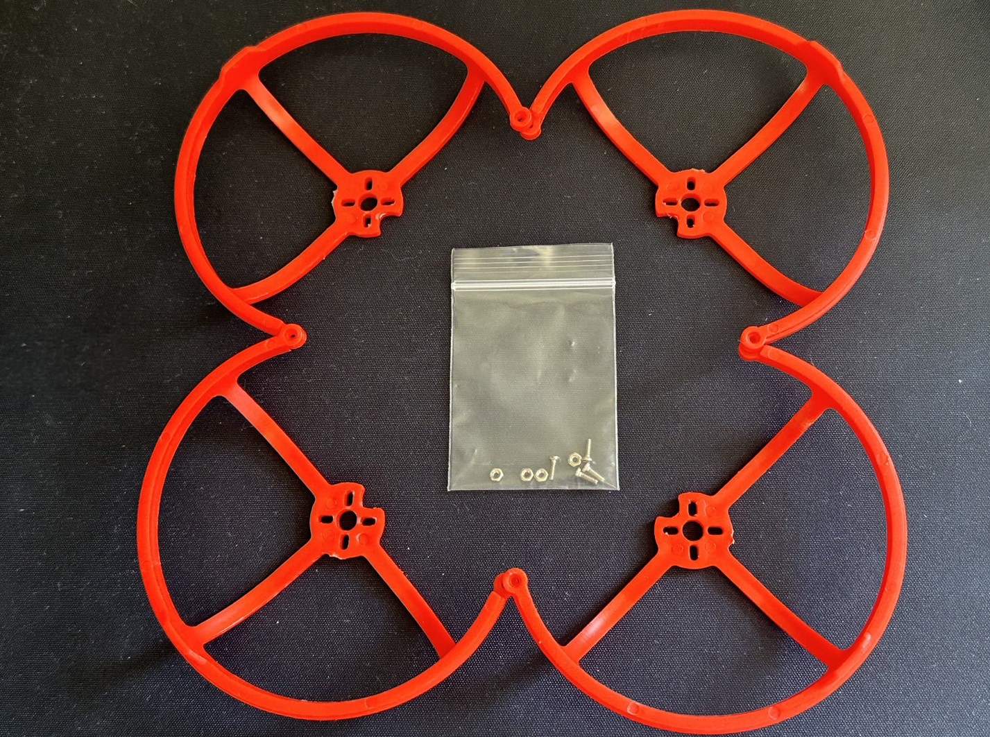 4 Pcs 3 Inch Universal Props Guard Propeller Protector-Red