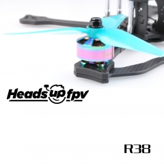 HQ HeadsUp Racing Prop R38 Blue (2CW+2CCW)-Poly Carbonate