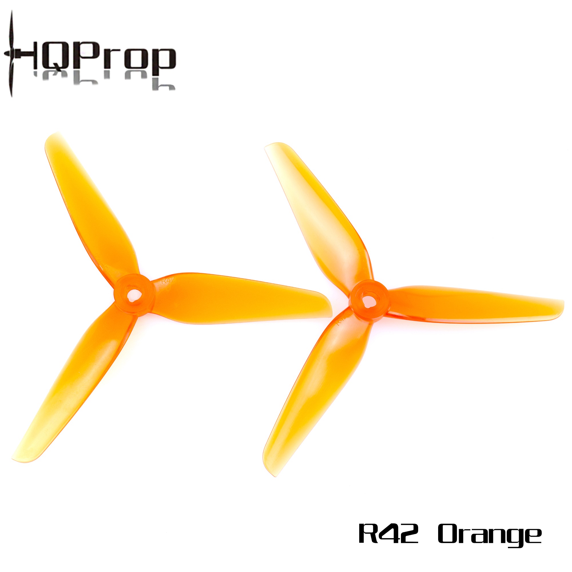 HQ Racing Prop R42 Orange (2CW+2CCW)-Poly Carbonate