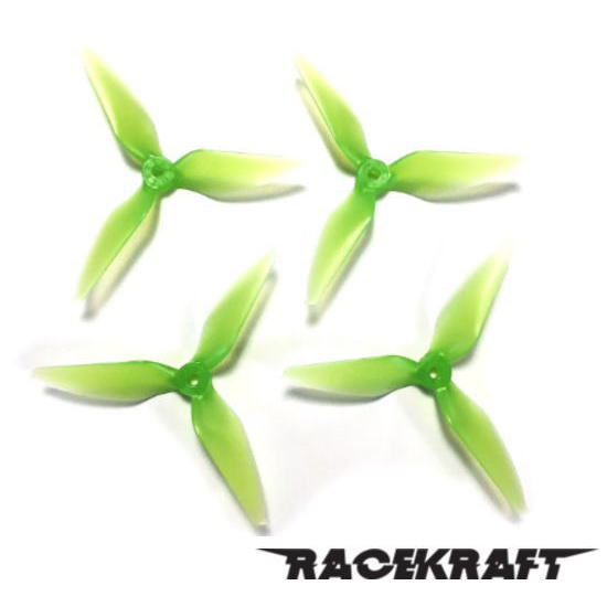 RaceKraft 5051 Tri-Blade (Set of 4 - Clear Green)