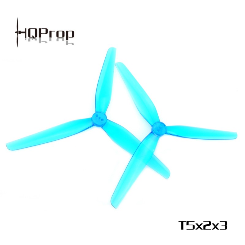 HQProp T5X2X3 Blue (2CW+2CCW) -Poly Carbonate