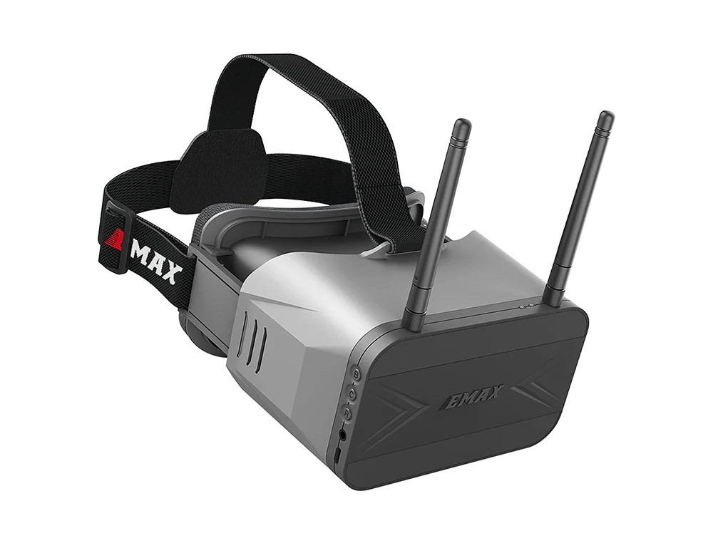 EMAX 5.8G 4.3 Inches Transporter 2 Goggle With Dual Antennas EMAX 5.8G 4.3 Inches Transporter 2 Goggle With Dual Antennas