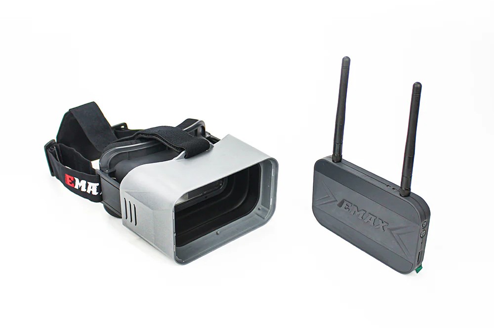 EMAX 5.8G 4.3 Inches Transporter 2 Goggle With Dual Antennas