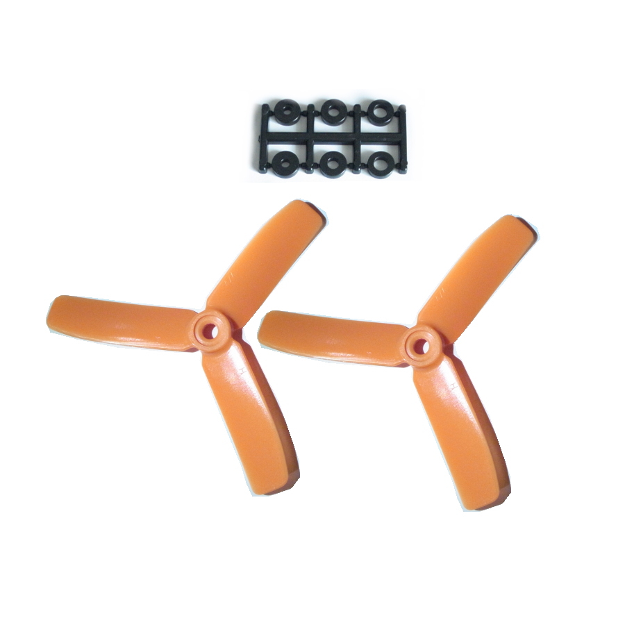 HQ-Prop 4x4x3 Set (2x CCW) Orange