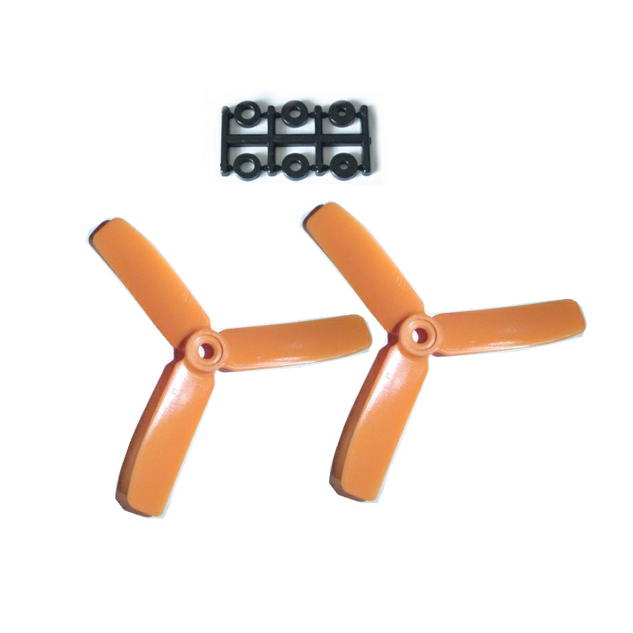 HQ-Prop 4x4x3 Set (2x CW) Orange