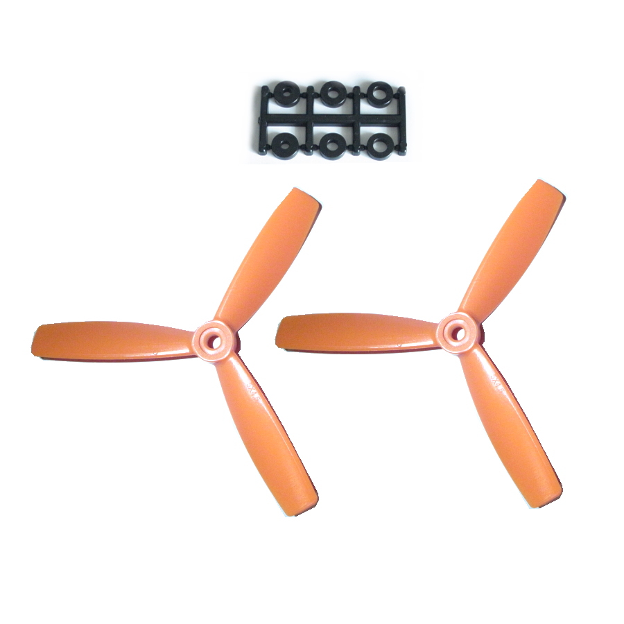 HQ-Prop 5x4.5x3 Bullnose Set (2x CCW) Orange