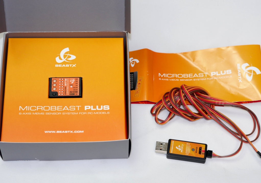 BEAST X　MICROBEAST　PLUS Flybarless system＋USB　※中古超美品