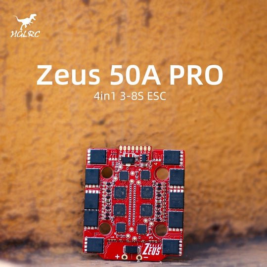 HGLRC Zeus 50A PRO 8S 4in1 ESC 3-8S BL_S for FPV Racing Drone