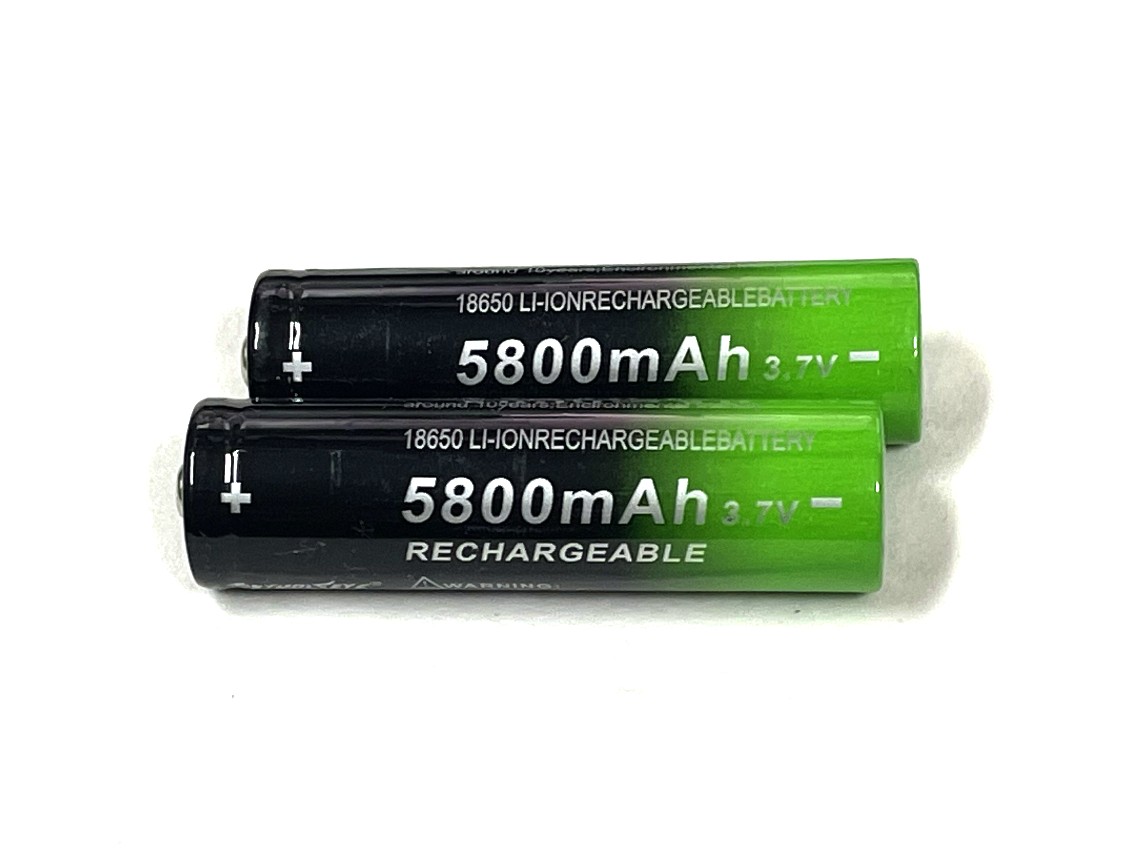 FatShark用リチウムイオン電池18650 5800mAh 2本セット