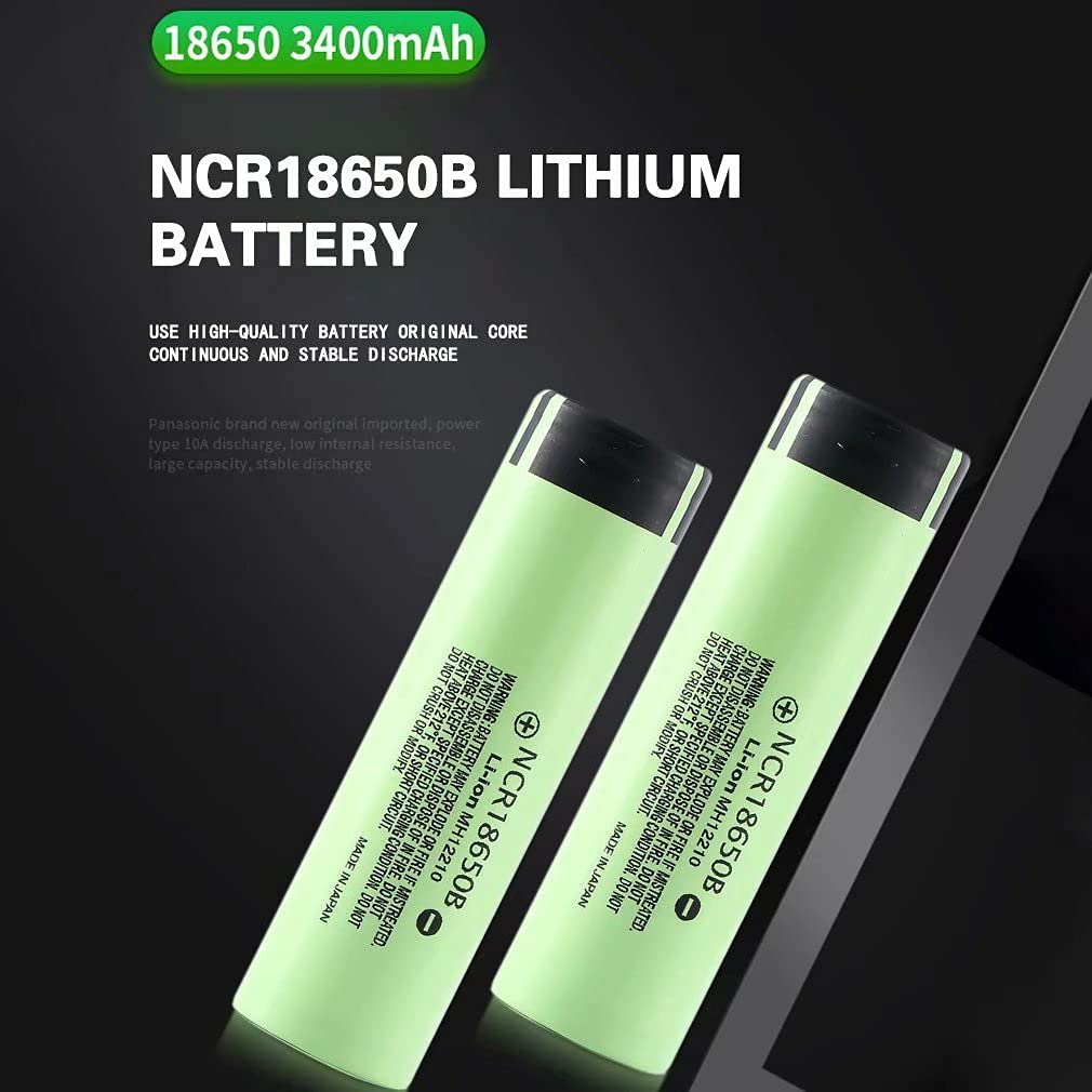 18650リチウムイオン電池 3400mAh 国産 PSE認証 保護回路付 2本セット