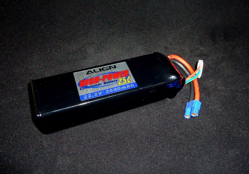 ALIGN Lipo Battery 6S 2600mAh 25C 新古品