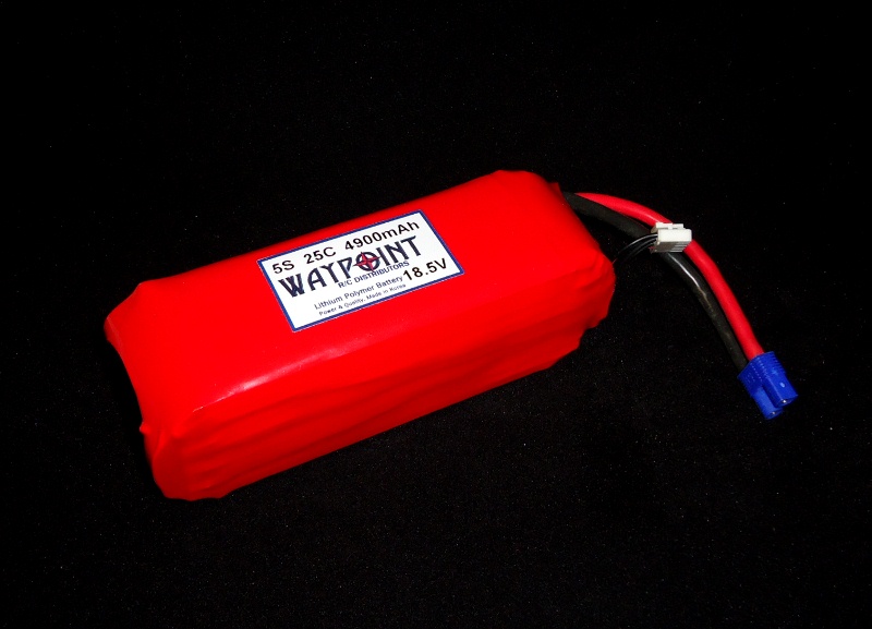 WAYPOINT Lipo Battery 5S 4900mAh 25C 新古品